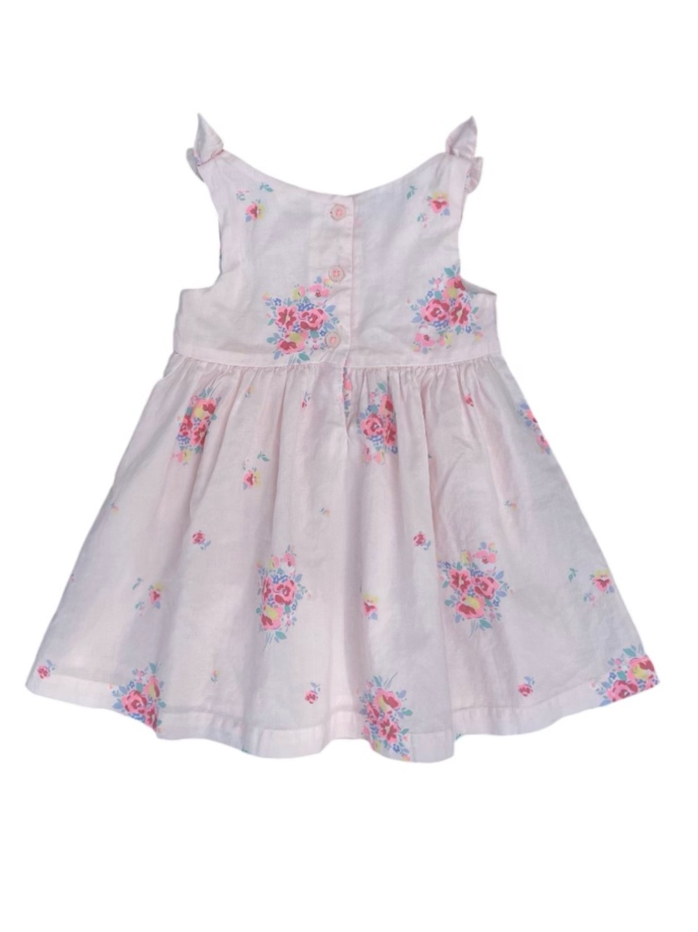 OshKosh Baby B'gosh Pink Floral Dress 12M EUC